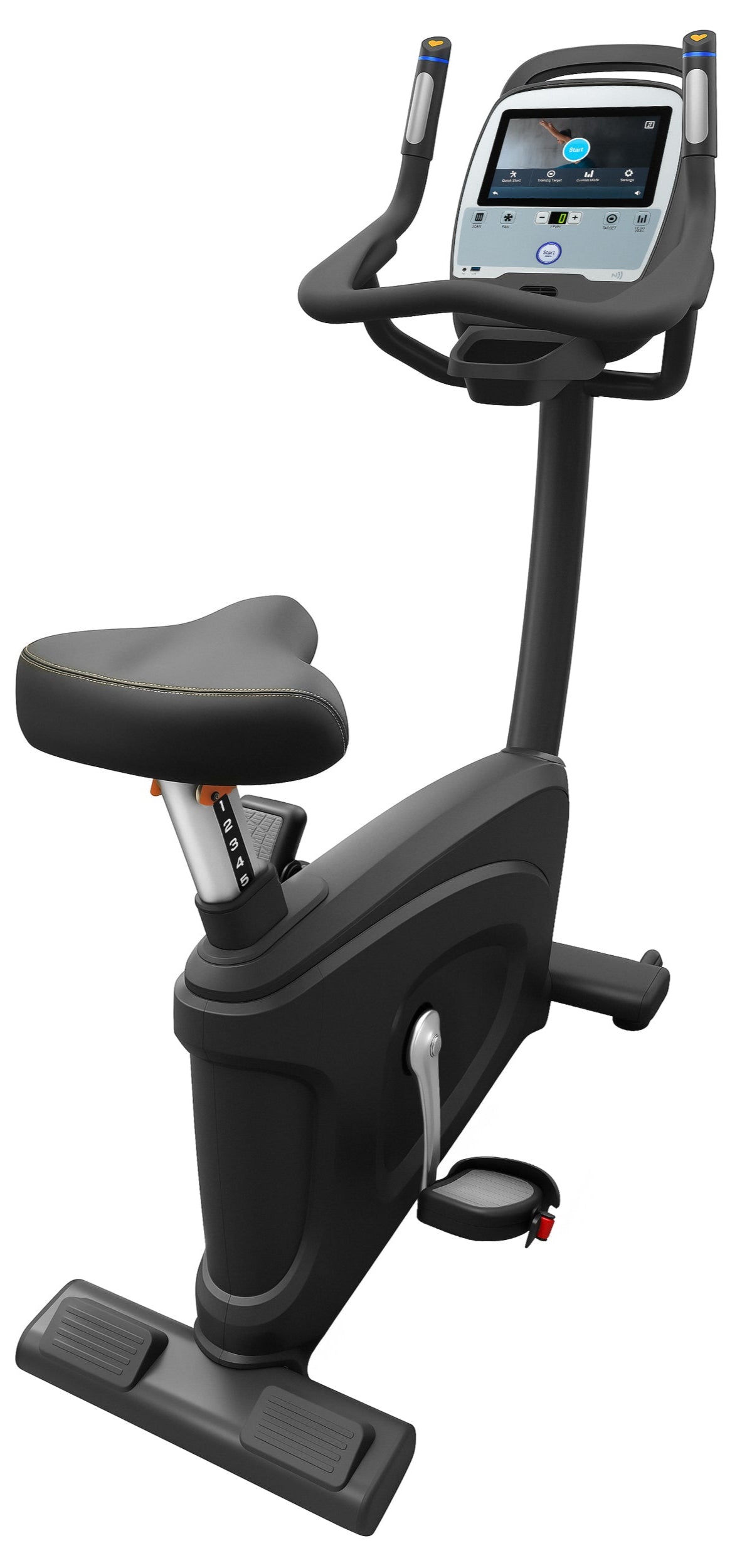 French Fitness UB420T Commercial Upright Bike w/10" Touch Console (New)