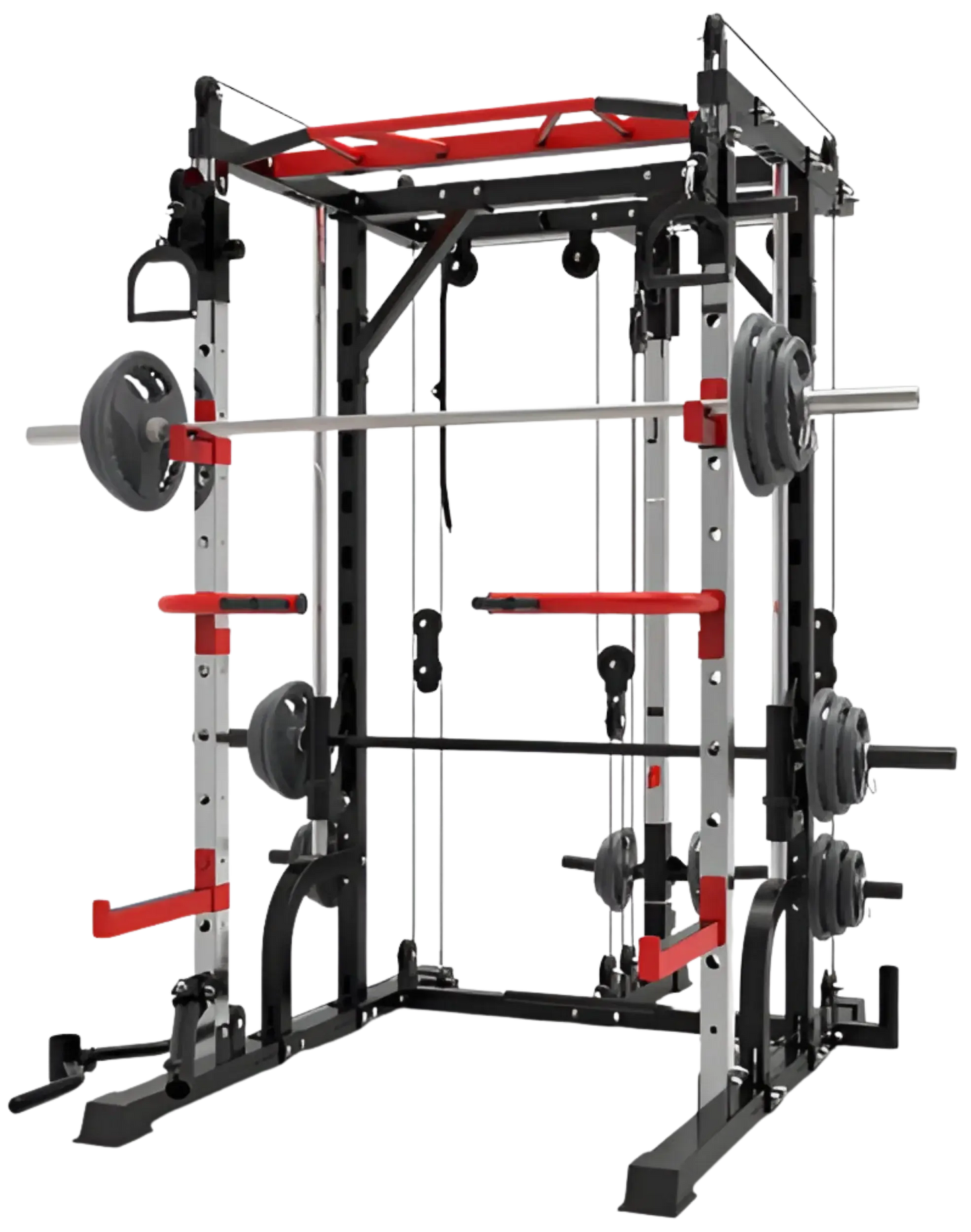 French Fitness FSR10 Multi Cable Functional Smith Rack Machine (New)