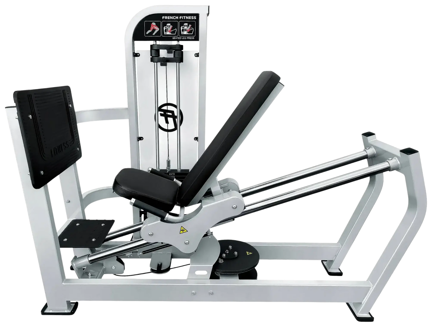 French Fitness Shasta Seated Leg Press Sled / Calf Raise (New)