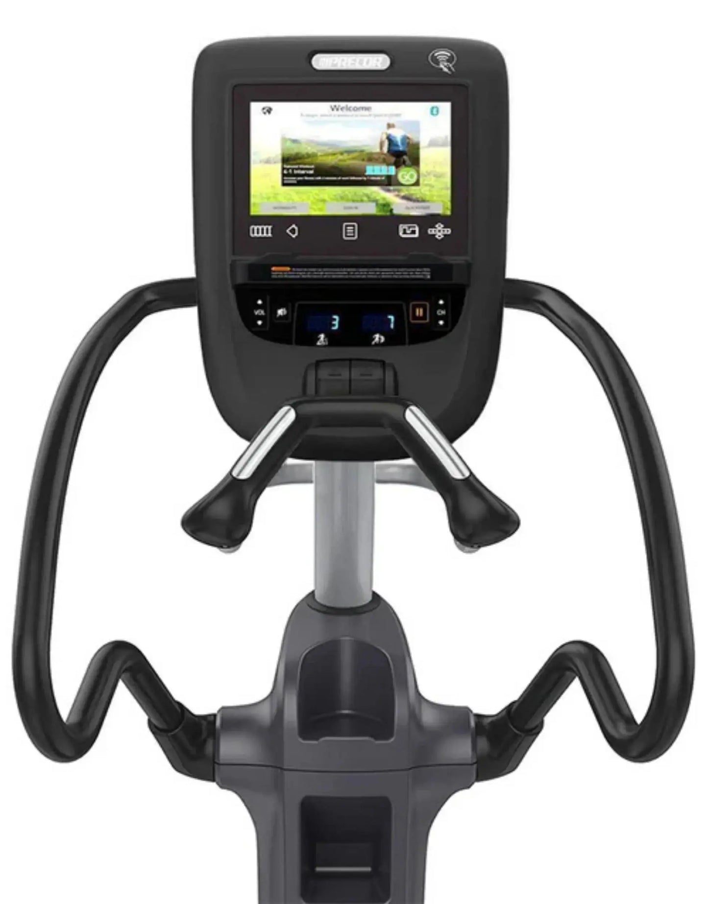 Precor EFX 863 Elliptical w/Converging Crossramp + p62 Console (Remanufactured)