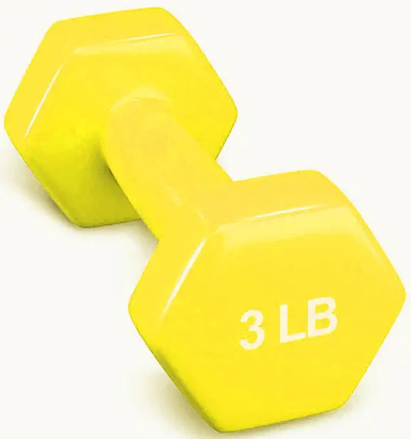French Fitness Colorful Hex Vinyl 48 Pair Dumbbell Set w/ Body-Solid GDR500 Rack (New)