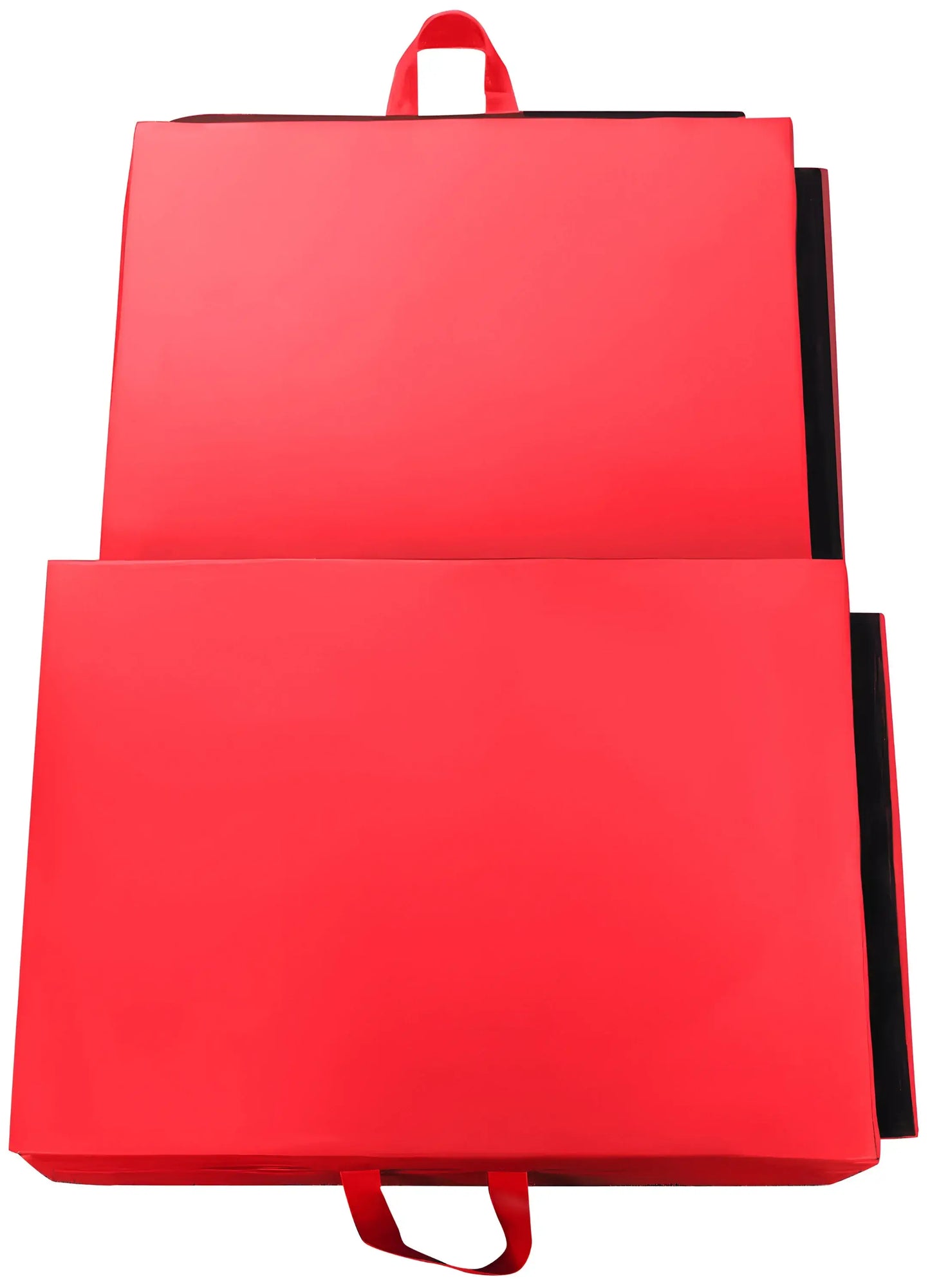 French Fitness 8' x 4' x 2" Crash Mats - 3-Fold 4-Section Folding Gymnastics Mat (New)