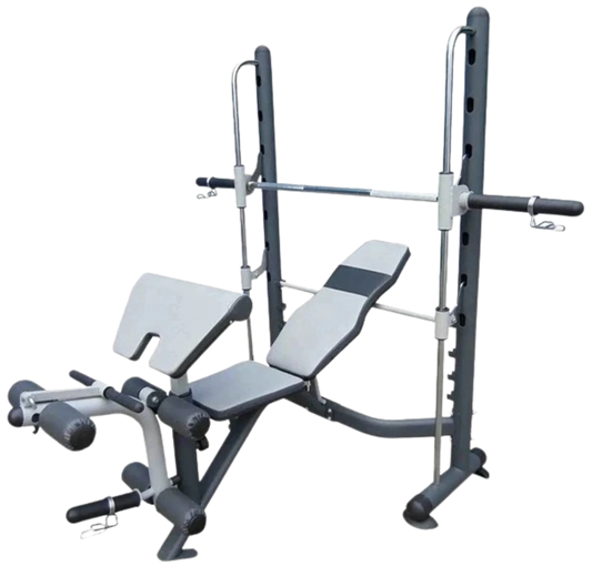 French Fitness Multi Adjustable Olympic Smith Bench (New)