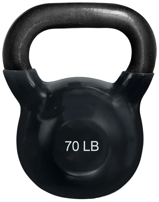 French Fitness Vinyl Kettlebell 70 lbs (New)