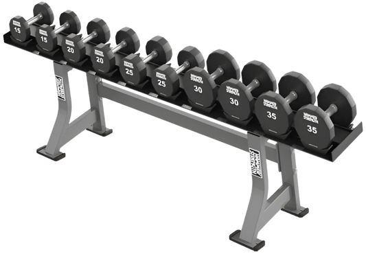 Hammer Strength Single Tier Dumbbell Rack (Remanufactured)