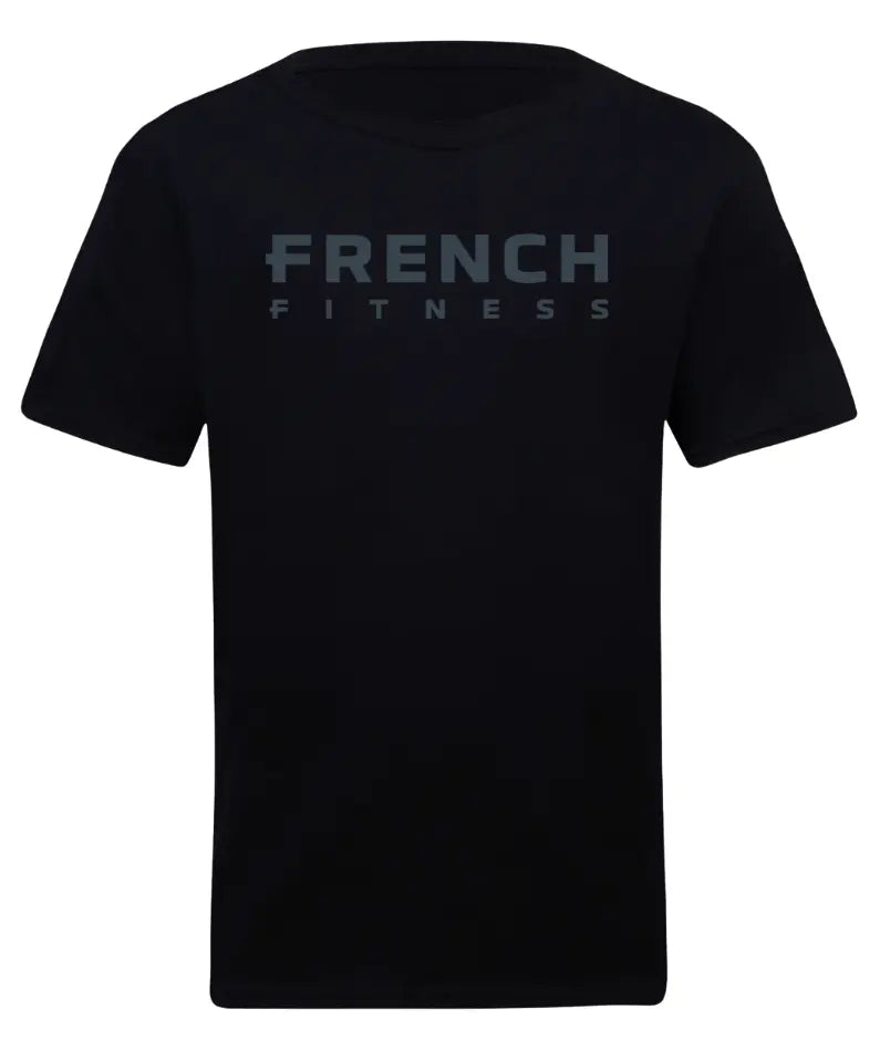 French Fitness Basic T-Shirt Men's Black Medium (New)