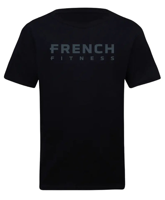 French Fitness Basic T-Shirt Men's Black Large (New)